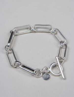 Juliet Paperlink Bracelet - Silver Plated