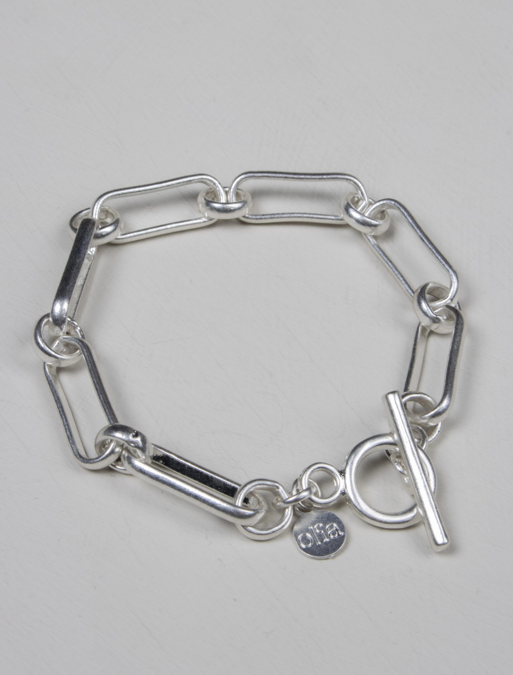 Juliet Paperlink Bracelet - Silver Plated