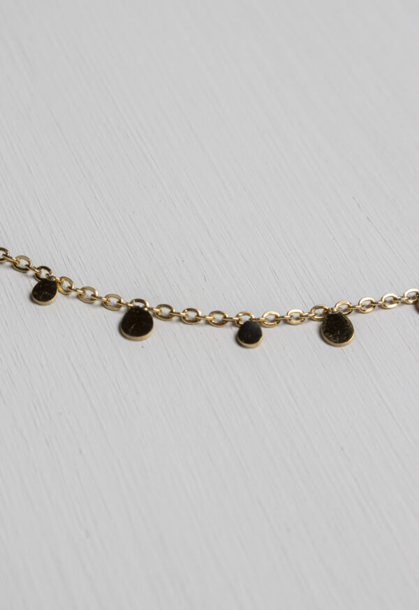 Olivia Waterproof Short Necklace - Gold/Stainless Steel - Image 3