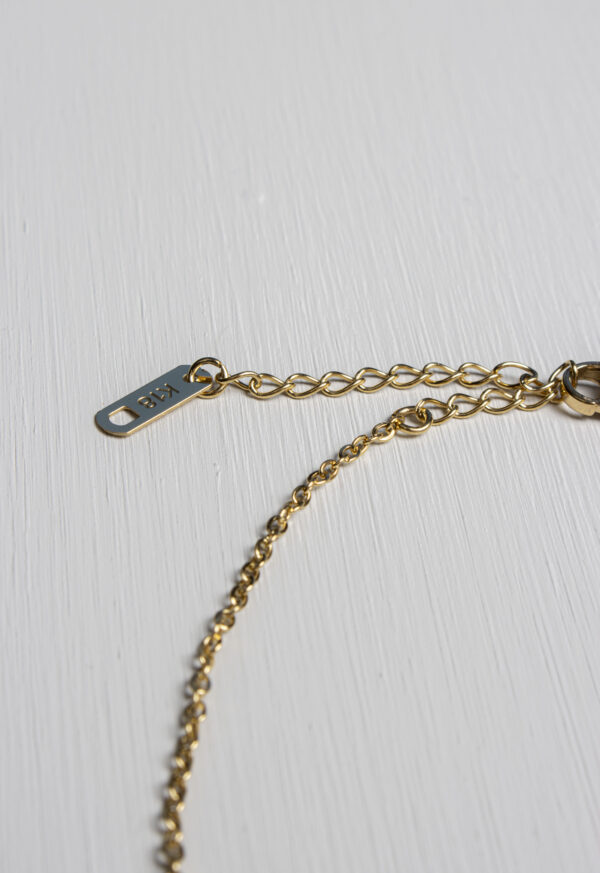 Olivia Waterproof Short Necklace - Gold/Stainless Steel - Image 5