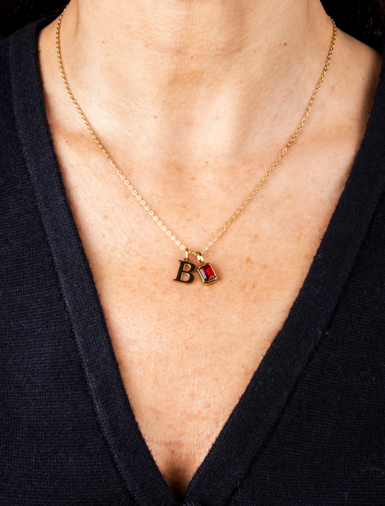 Waterproof Short Fine Chain Necklace *For 1-2 Small Charms* - 18k Gold Plated Stainless Steel - Image 3