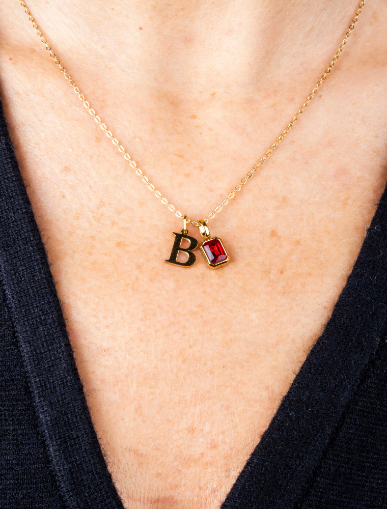 Waterproof Short Fine Chain Necklace *For 1-2 Small Charms* - 18k Gold Plated Stainless Steel - Image 6