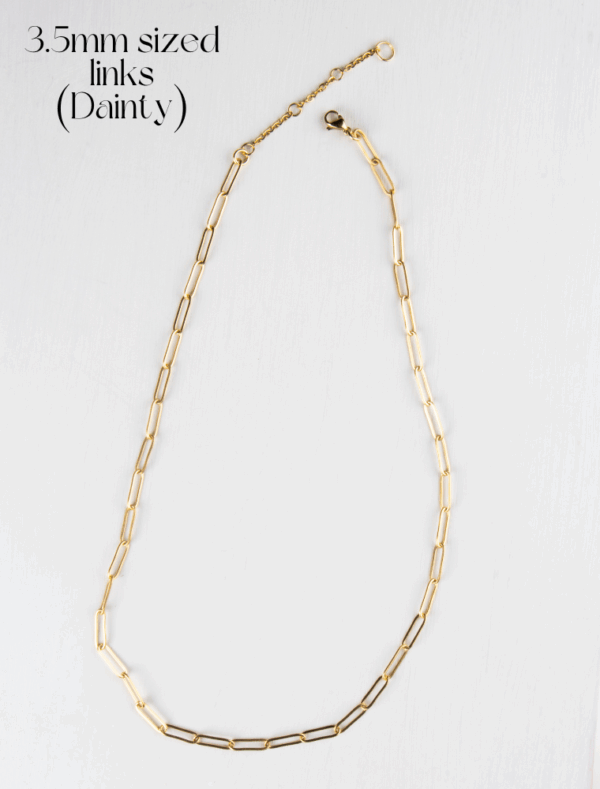 Create Your Own Waterproof Charm Necklace - 18k Gold Plated Stainless Steel - Image 9
