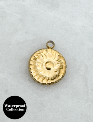Small Fossil Charm - 109 - 18k Gold Plated Stainless Steel