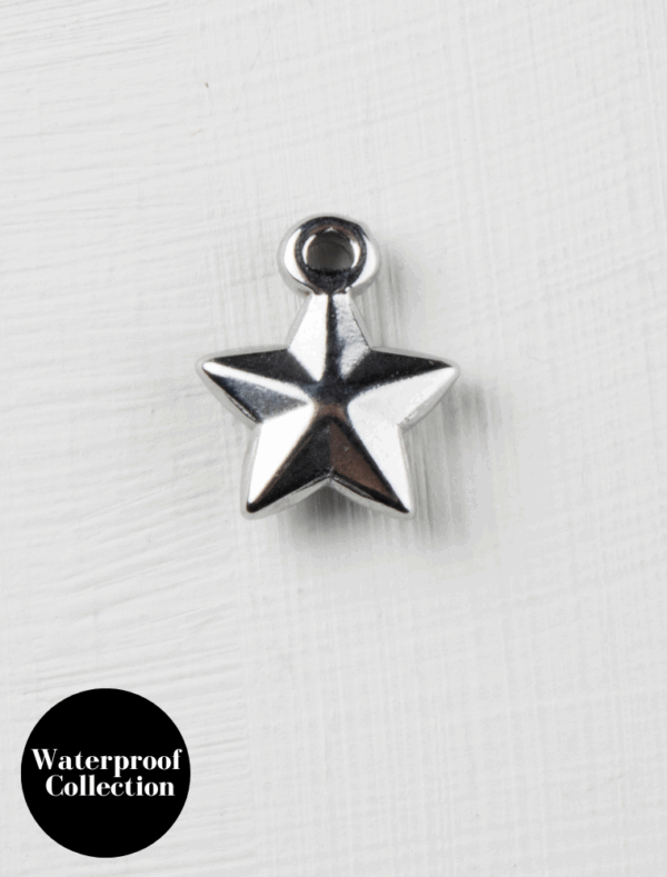 Small Star Charm - 70 - Silver/Stainless Steel