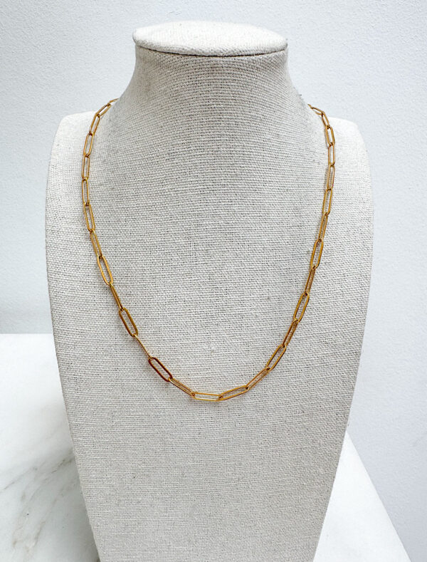 Lowri Waterproof Set of Two Necklaces - 18k Gold Plated Stainless Steel - Image 5