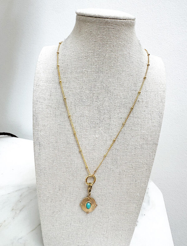 Lowri Waterproof Set of Two Necklaces - 18k Gold Plated Stainless Steel - Image 3