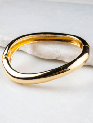 Dalia Bangle - Gold Plated