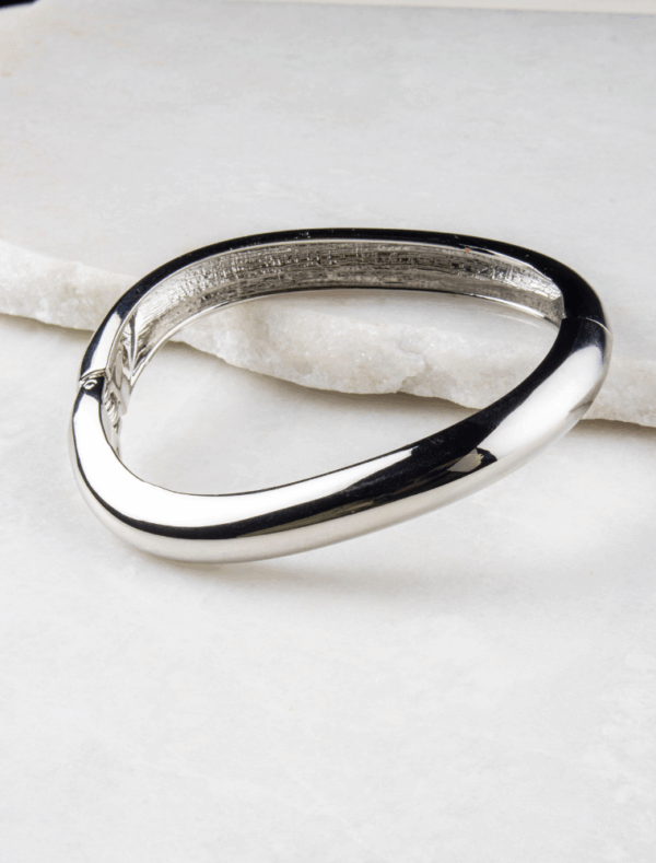 Dalia Bangle - Silver Plated