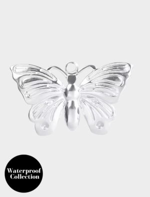 Medium Butterfly Charm - 126 - Silver/Stainless Steel