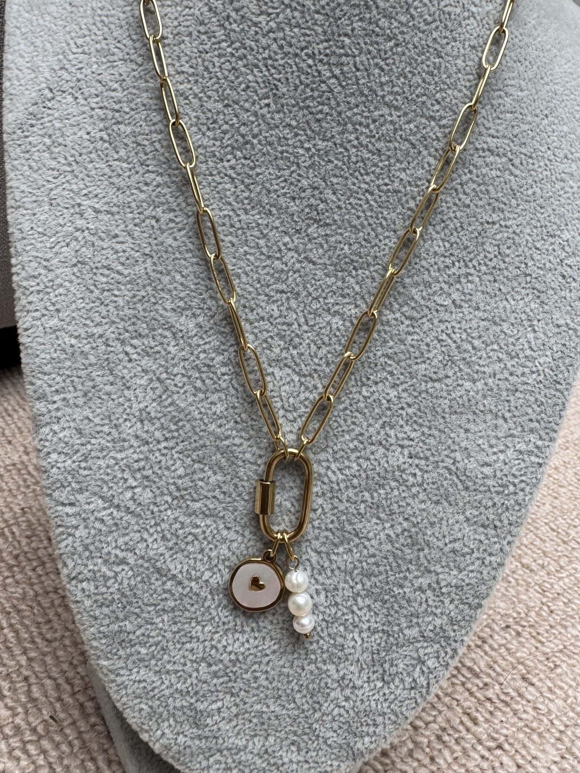 Sample Sale No47. Waterproof gold charm necklace. - Image 3