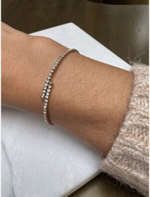 Sample Sale No43. Crystal wrap bracelet-Gold.