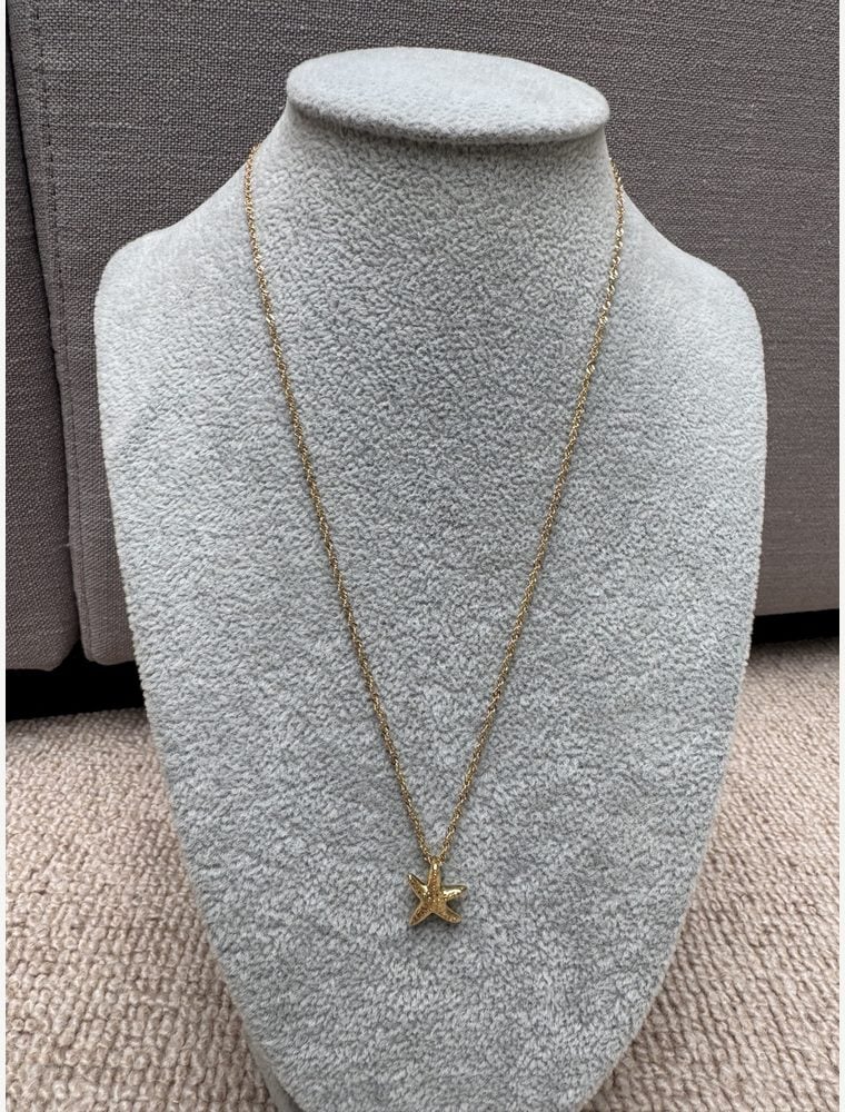 Sample Sale No45. Waterproof necklace with starfish charm. - Image 2