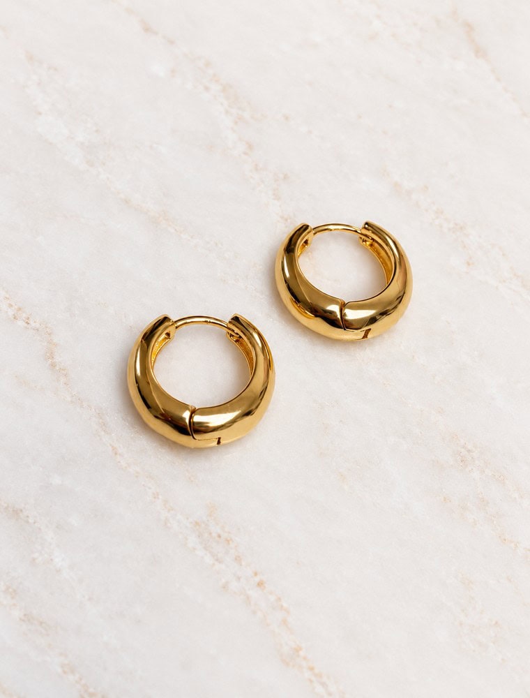 Billie Huggies-14k Gold Plated. - Image 2